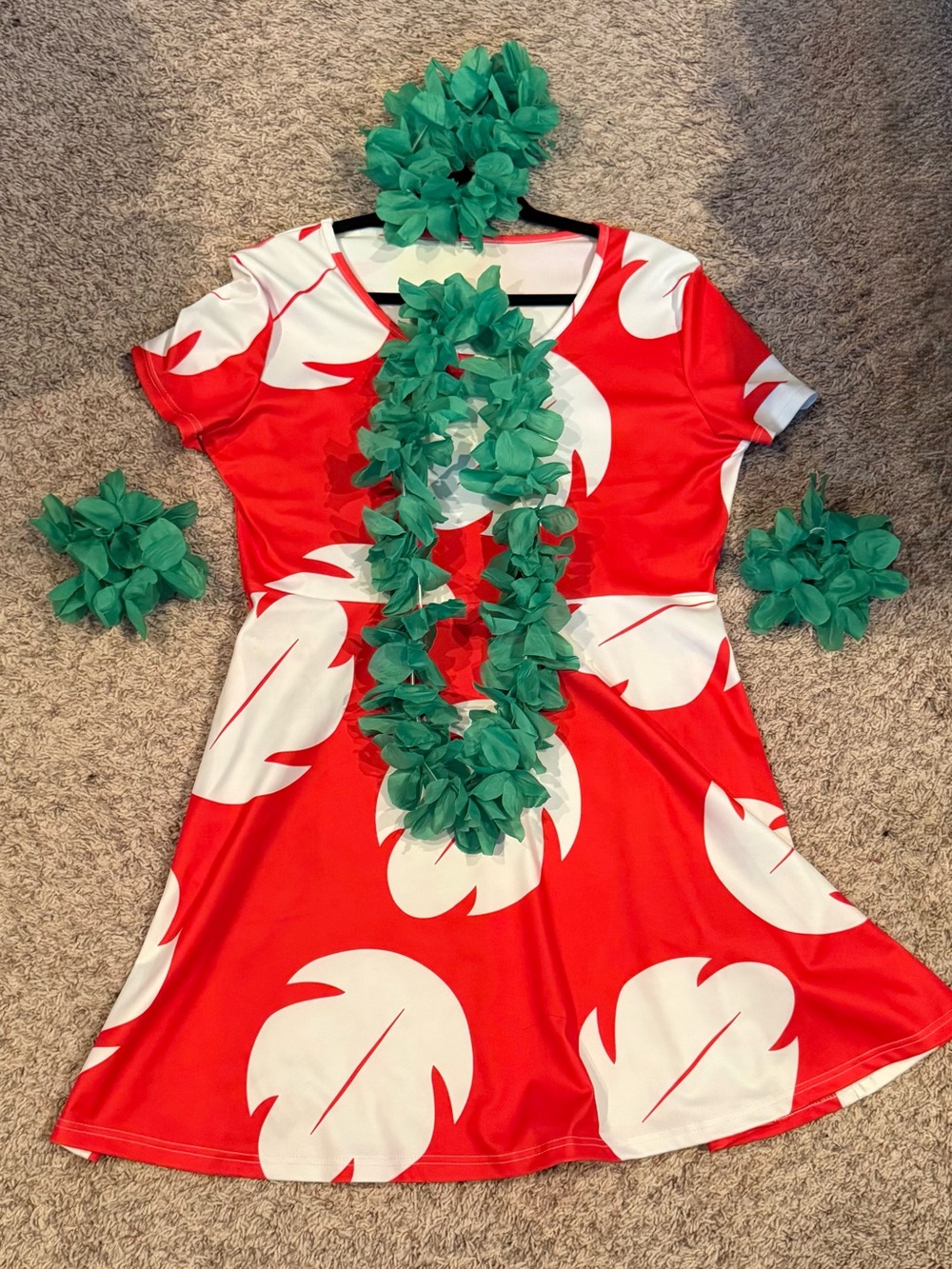 🌺 Lilo Inspired Costume Dress & Accessories Set | XL | Disney Bounding 🌺